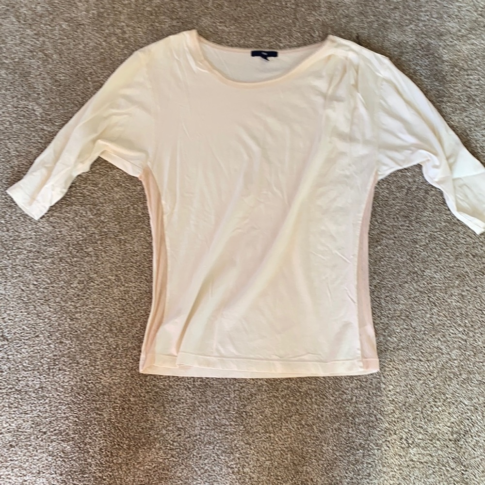 3/4 Length Cream Top
